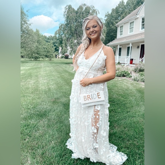 Altar'd State Arabella Maxi 3d Floral Gown - Picture 8 of 15